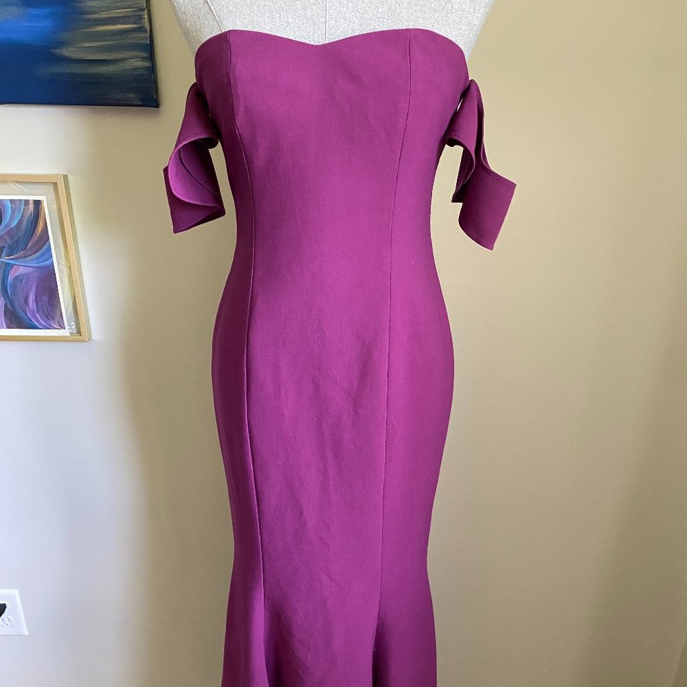 Strapless gown